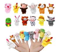 12pcs Finger Puppets for Toddlers, Finger Puppets, to Tell Animal Stories or Nursery Rhymes, Lifelike and Cute Animal Designs, for Birthday Party Favors Children'S Day Gifts, Classroom Rewards