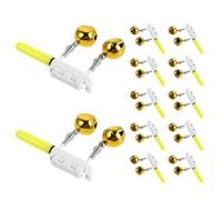 12pcs Fishing Rod Tip Glow Stick Bite Alarm with Dual Bells and Clip