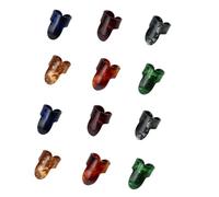 12Pcs Flat Thumbpicks Guitar Plectrums Picks Finger for Fingerstyle Acoustic Guitar Banjo or Ukulele Enduring Plectrums