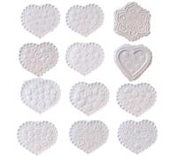 12pcs Flower Nail Art Silicone Mold Stencil Embossed Animal Bear Nail Carving Template Manicure Tools Decoration Silicone Making