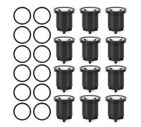 12Pcs Flushometer Repair Set Toilet Flush Valves Replacement Parts Replace Break Vacuum Breaker Replaces Break/Malfunctioning Vacuum Breaker