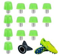 12PCS Football Studs Replacement, 2 Sizes Anti-Slip Durable Soccer Cleat Studs for Football Boots, Sport Boot Nails Stud Replacement with Wrench for Men Boy Kids Adults Shoes, Green 8/11mm