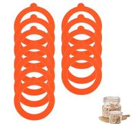 12Pcs for Kilner Jar Seals Replacement Silicone Seals for Kilner Jar Seals Silicone Sturdy Soft and Elastic Replacement Gaskets Keep Food Freshness