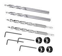 12Pcs Four Slot Twist Shank Drill Bit Replacement for Wood Steel Metal Quick Changing Bits Woodworking Projects Heavy Duty Drill Bits for Stainless Steel