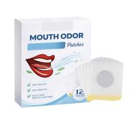 12PCS Fresh Breath Patches,Lasting Teeth Whitening Kit & Dental Stickers