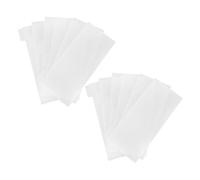 12pcs Frosted PP Foreign Currency Organiser Sleeves with Tabs