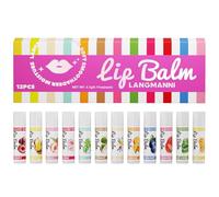 12PCS Fruit Flavours Lip Balm Set, Long-Lasting Moisturising Lip Care, Nourishing Lip Balm Collection for Dry Lips, Smooth Hydrating Lip Moisturiser Gift Set