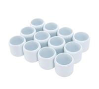 12Pcs Full Swing Limited Flight Practice Balls Real Feel Training Aid for Improving Accuracy Golfers Short Distance - White for Backyards, Parks