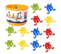 12pcs Fun Bouncing Frog Toy Jumping Frogs Finger Pressing Toys Bouncing Frog for Kids Boys Girls Travel Bedroom Classroom Preschool Birthday Christmas Easter Halloween