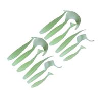 12pcs Glow Soft Fishing Lures Kit 9.5x2x1cm Plastic for Pike Bass Anglers | High Visibility in Darkness, Multipack Set, Suited to Freshwater Casting from Shore during Outdoor Sessions