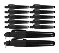 12pcs Golf Ball Alignment Marking Tool with Iron Triangle Clip, Compact and Portable Golf Ball Marking Pen for Precise Putting Line Drawing, Suitable for Travel and Office Use