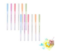 12PCS GraceGrip Precision Glue Pen, Quick Drying Color Roller Spot Glue Pen, Adhesive Glue Pen Scrapbook Quick Dry Glue Pen Crafting Fabric Pen Liquid Glue Pen, Kid Glue Pen for Scrapbooking, Crafting