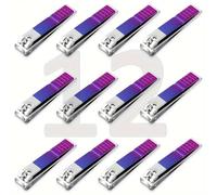 12Pcs Gradient Stainless Steel Nail Clippers Set for Women and Men - Fingernail Cutter, Cuticle Trimmer,12pcs