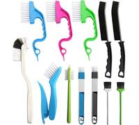 12Pcs Groove Gap Cleaning Tools, Crevice Gap Cleaning Brush,Door Window Track Groove Corner Crevice Cleaning Brushes for Cleaning Window Grooves/Sliding Door Tracks/Keyboards/louvers/car Vents