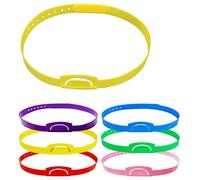 12pcs Guess Who Who's Game Headbands,Insertable Cards 6 Colours Headbands Board,Games for Kids Friends and Family Party Activities Game,Only Headband, No Card (Yellow, 5pcs)