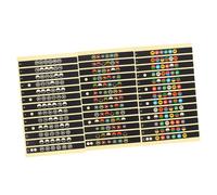 12pcs Guitar Fretboard Note Decals for Electric Guitar Bass | Paper Labels, Scale Markings for Beginner Practice, Compact Pack for Easy Carrying