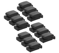 12pcs Guitar Pick Holder Headstock Mount Clip Rubber Black Compact | Quick Access during Stage Performances and Outdoor Gigs, Protects Instrument Finish, Helps Prevent Pick Loss