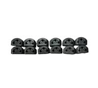 12Pcs Guitar String Ties Bridge Beads, 3 Hole Guitar String Bridge Beads Fasteners for Classical Guitars Guides Guide Buckle
