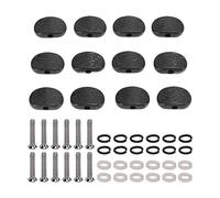 12Pcs Guitar Tuner Machine Head Buttons, Plastic Tuning Peg Button for Electric Guitars, Durable Plastic Tuning Peg Button for Smooth Tuning (Type 2)