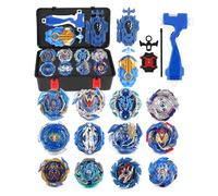 12pcs Gyros Turbo Set, Gyros Spinning Top Set, 4D Toy Gift + 3pcs Launcher with Box Set,WWLAN