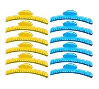 12Pcs Hair Clips for Women Styling, Aluminum Tip Top Finger Wave Clips Hair Clamps Metal Modeling Clamps Suitable for Home and Outdoor Long