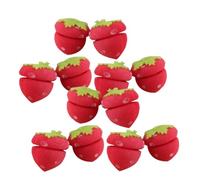 12pcs Hair Curlers Strawberry Heatless Curlers for Women - Foam Rollers Overnight Self Grip DIY Curling Ball Hair Styling Tools (12 PCS, 1)