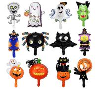 12Pcs Halloween Balloons - Mini Balloons Halloween Decor Set for Party Night Decorations