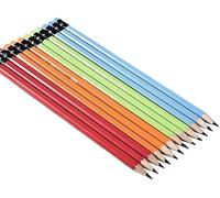 12Pcs Hb Pencils With Eraser, Writing 、Learn 、Drawing Pencil Sketch Stationery For Home School Or Office, For All Ages（4 Colors）