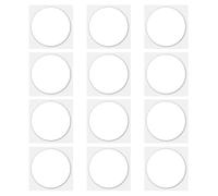 12pcs Heavy Duty Clear Double Sided Sticky Pads, 70mm（2.75inch）Strong Traceless Adhesive Pads for Phone Suction Pad, Car Dashboard - Universal Compatibility, Easy Installation, Durable Performance