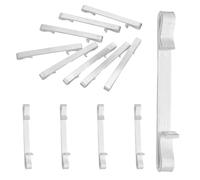 12pcs Heavy Duty Drawer Slide Clamp Spring Loaded Double Loop Steel | Tool Free Setup, Reduces Wear and Quieter Closing, for Kitchen Cabinets, Closets and Toolbox Owners