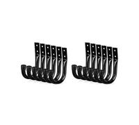 12pcs Heavy Duty Garage Storage Hooks,Bike Hooks for Garage Wall,Utility Garage Hooks,Wall Mount J Hook for Hanging