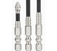 12Pcs High Magnetic Screwdriver Drill Bit Set - K5 Impact Resistant Non-Slip Bits, 25/50/65/70/90/150mm Lengths for Drills