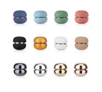 12pcs Hijab Magnetic Pins, Multipurpose Pinless Magnetic Hijab Pins Colorful Hijab Pins Scarf Magnetic Pin Buttons for Women Hijabs Clothes Scarves (Round Style)