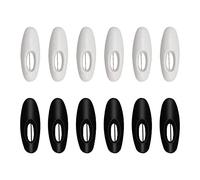 12pcs Hijab Pins,HijabPins ScarfPins,6 White and 6 Black Hijab Sari Pins,Shawl PinsPlastic Scarf Pin Safety PinsBaby Clothes Pin Brooch PinsFor Safely Locking Baby Clothes Scarf Decoration