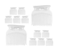 12pcs Hot Hair Roller Clips, Claw Grip Curling Sectioning for Styling | ABS Construction, Secure Claw-like Hold, Protects Scalp from Heat, Suitable for Heated Rollers, Foils, Salons and Travel