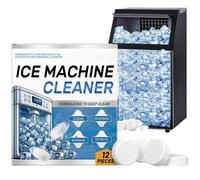 12PCS Ice Machine Cleaner Maker Descaler,Ice Machine Cleaning Tablets,Clean Tab/lets for Ic/e M/akers,I/ce Maker Cleaning Effervescent T/ablets,Ic/e Machine Cleaner&Descaler,Efficient Desc/aling