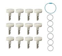 12PCS Ignition Key Compatible with J-LG Manlift Lifts 2033E3 1932E3 1532E2 1932E2 2632E2 3246E2 2032E2 2646ES Replace 9901 2860030