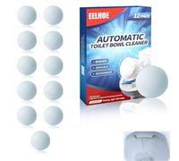 12Pcs in 1 Box Toilet Bowl Cleaner Tablets, Automatic Toilet Tank Cleaner Tablets with Sustained-Release Technology,Durable Household Cleaning Supplies for Deodorizing & Descaling#12pcs