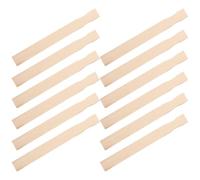 12pcs Inch Birch Wood Paint Stirring Stick Flat Mixing Paddle | Smooth Polished Surface with Rounded Edges, Reaches Deep into Cans, Suitable for Artists, DIY Projects and Classroom