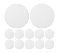 12pcs Inch Round Spotlight Lampshade White Plastic Anti-Glare