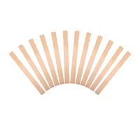 12pcs Inch Wooden Paint Stirring Sticks, Flat Birch Paddles | Smooth Finely Polished Surface, Rounded Splinter-free Edges, Useful during Preparation at Home for Teachers and Artists