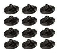 12PCS Inflatable Boat Motor Bracket Buckles PVC Coreless Rope Buckle for Kayaks Rubber Boats Seawater Resistant Hardware