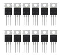 12Pcs IRF520N N-Channel Power MOSFET for Triode Semiconductor Applications 9.7A 100V IC Transistor IRF520NPBF