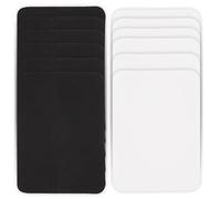 12PCS Iron On Patches for Clothing, 100% Cotton No-Sew Fabric Repair Patches Inside & Outside DIY Decorating Patch for Jacket Jeans Pants Shirts Coats Holes & Stains 7.5 * 10.5 cm Black White