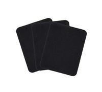 12PCS Iron on Repair Patches, Cotton Fabric Mending Patches for Clothing, Pants, Jeans, Trousers, Dresses, Shirts, Coats, and Knee Areas, Easy to Apply Patch Kit for Durable Repairs, Dark Grey