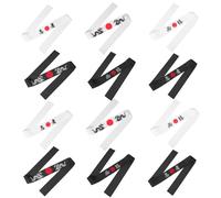 12Pcs Japanese Bandana Headbands Set with and Samurai Prints, Tie-On Cotton Headwraps for Karate, Sushi Chefs, Kitchen, Yoga, and Costume Use