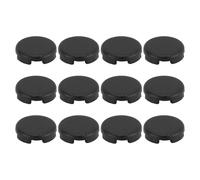 12pcs Joystick Replacement Caps, 20.2mm Mechanical Button Caps for Gaming Fighting Stick, Anti - Slip ABS Replacement Button Caps Compatible with Sallybox Fightingbox Slimbox (Frosted Black)