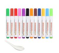 12PCS Kids Safe Floating Markers 12 Color Whiteboard Markers Erasable Whiteboard Pens For Classroom Activity Erasable For Classroom