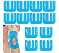 12PCS Kinesiology Knee Tape, Elastic Waterproof Pre Cut Sports Tapes for Relief Knee Pain, Provide Support and Stability for Running,Cycling,Sports