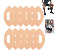 12PCS Kinesiology Knee Tape,Kinesiology Tape for Knees,Elastic Waterproof Knee Tapes for Knee Pain,Knee Pain Relief Patches,Knee Patches for Pain Relief,Sports Injury Tape,Knee Patches(Skin Color)